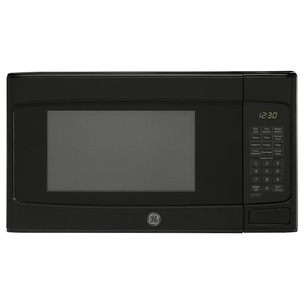 GE 1.1 cu. ft. Countertop Microwave in Black