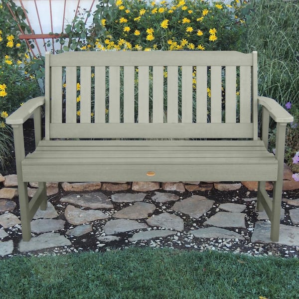 Sage green garden discount bench