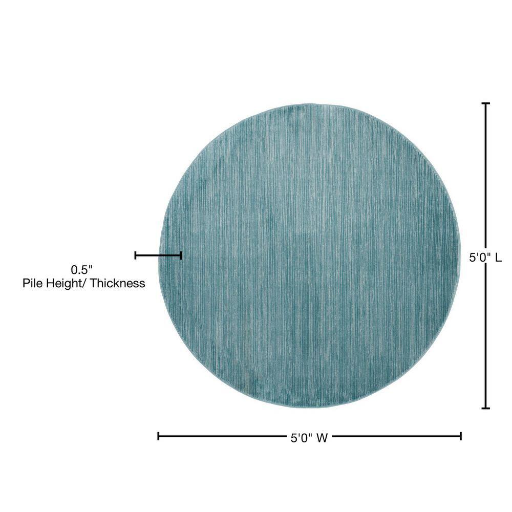 Vision Cream 8 ft. x 10 ft. Solid Area Rug - thumbnail 10
