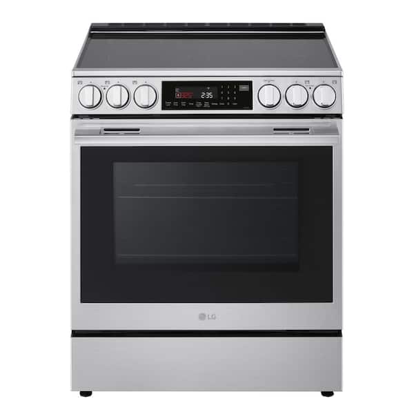 LG 6.3 cu. ft. Smart Slide-In Electric Range with ProBake Convection & Air Sous Vide in PrintProof Stainless Steel