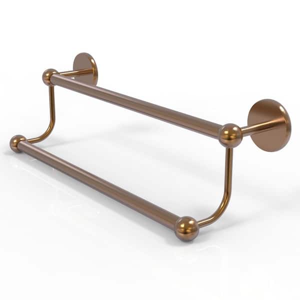 Allied Brass Prestige Skyline Collection 18 in. Double Towel Bar in Brushed Bronze