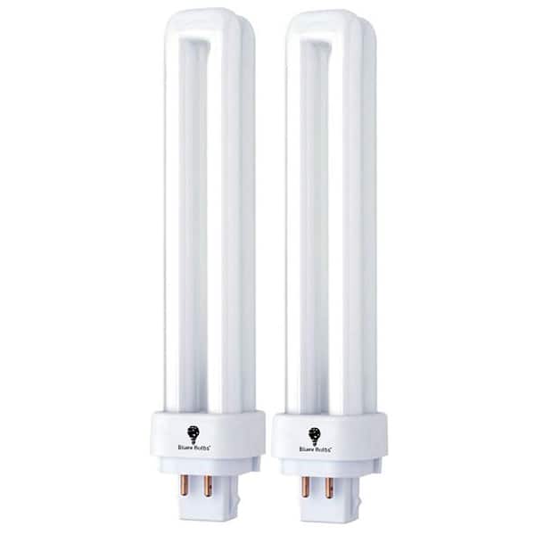 BLUEX BULBS 52-Watt Equivalent PL G24Q Fluorescent T8 Tube Light Bulb White (2-Pack)