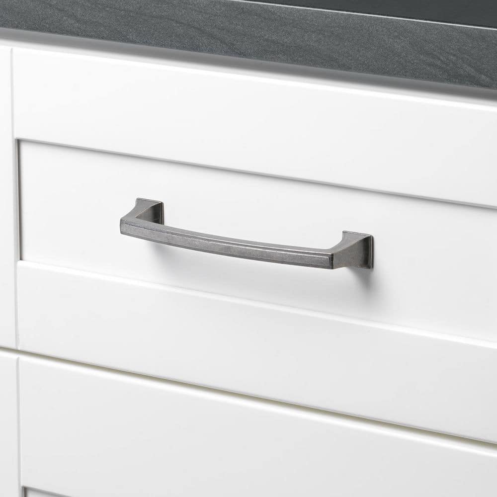 6-Inch Weathered Nickel Traditional Cabinet Bar Pull