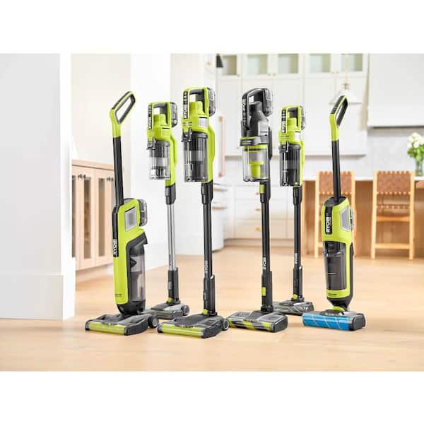 RYOBI ONE+ 18V Cordless Stick Vacuum Cleaner Kit with 4.0 Ah