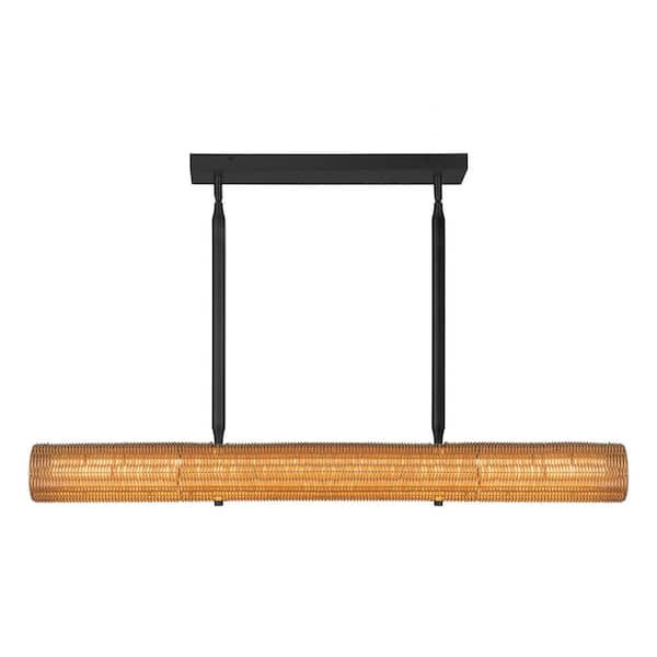 ALORA MOOD Maris 42-in 1 Light 20-Watt Matte Black Integrated LED Pendant Light