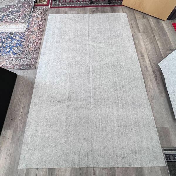 Ottomanson Non Slip Rug Pad Grip 8 x 23 1/8 Thick, Protection for Any Flooring Surface, Beige, 7 ft. 9 in. x 22 ft. 11 in.