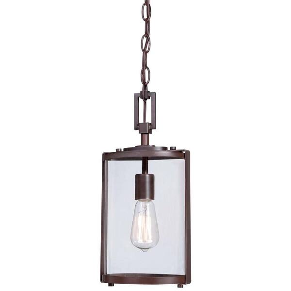 the great outdoors by Minka Lavery Ladera 1-Light Alder Bronze Outdoor Chain Hung