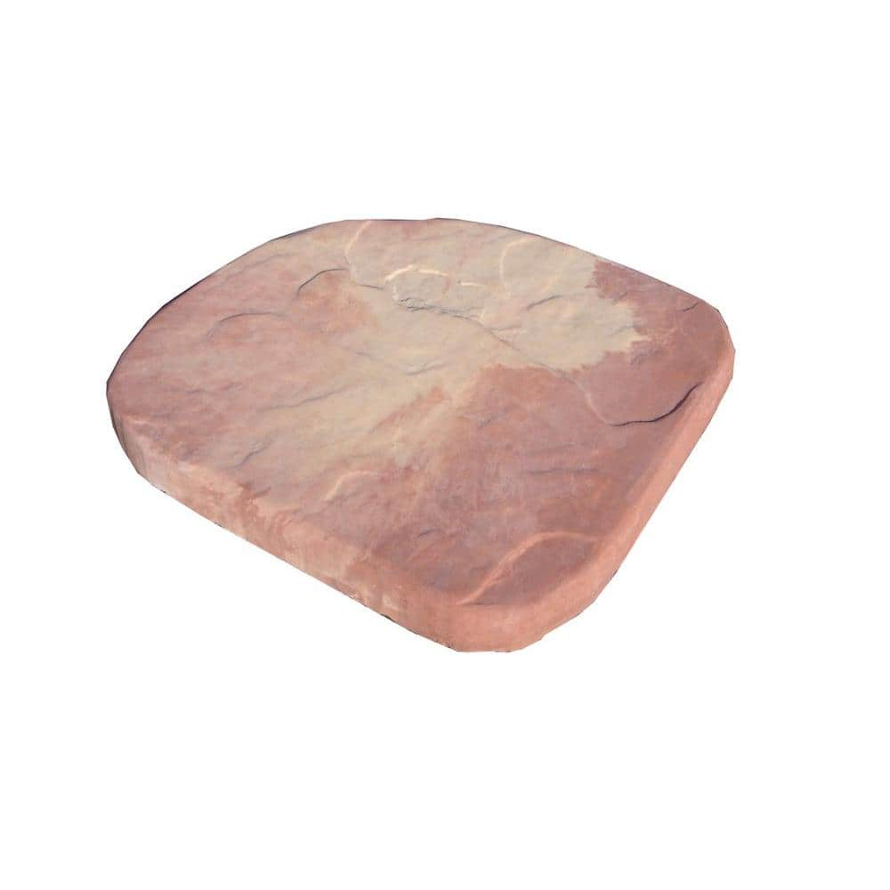 Classic Stone 12 in. x 11 in. x 1.5 in. Red Concrete Irregular El Paso  Sedonastone Blend Step Stone W1RAR12A - The Home Depot