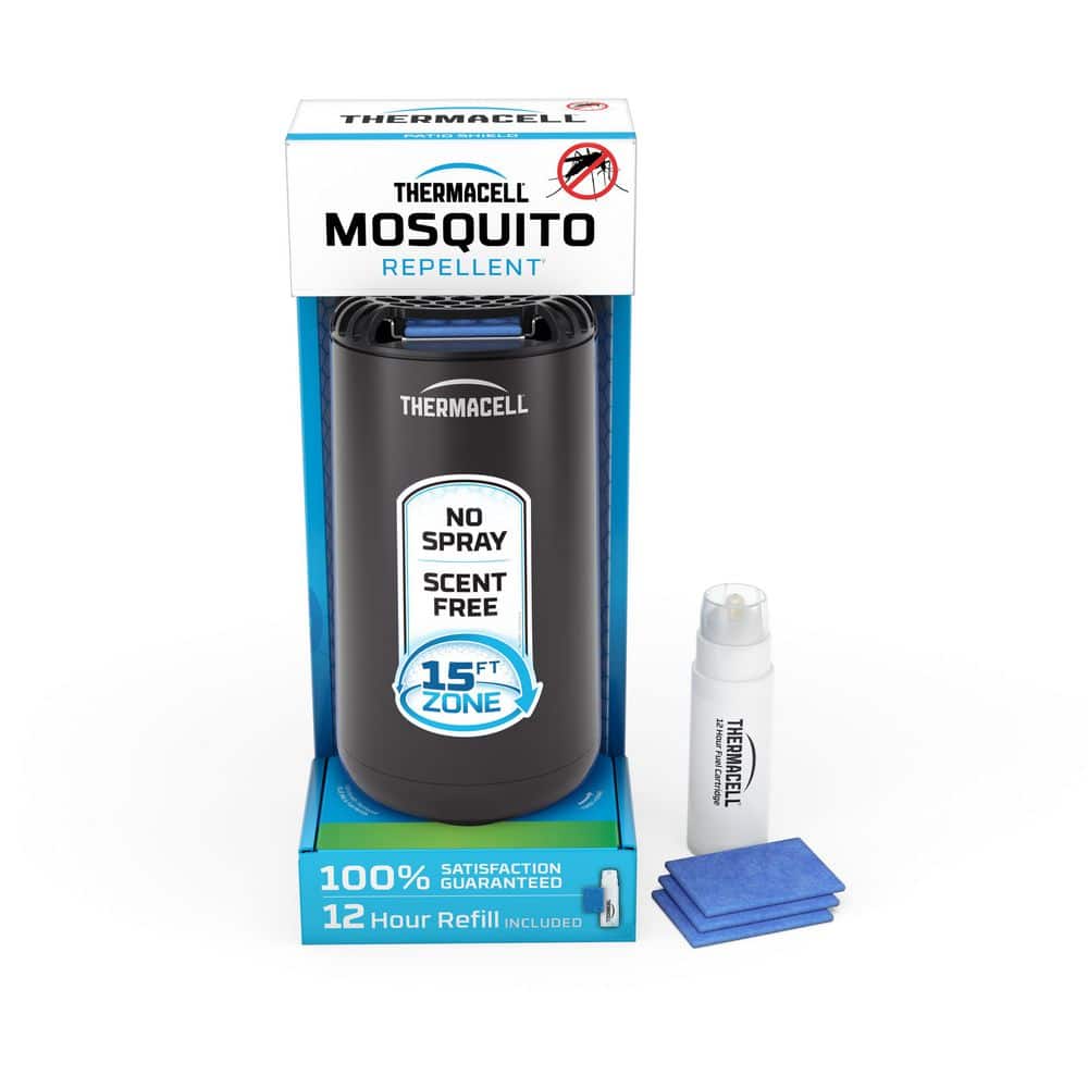 Thermacell Outdoor Mosquito Repeller Patio Shield in Black