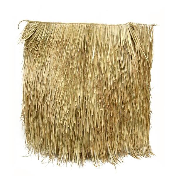 Backyard X-Scapes 4 ft. H x 4 ft. L Mexican Thatch Rain Cape Panel (12-Pieces)