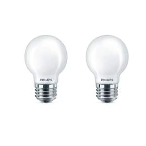 40-Watt Equivalent G16.5 Dimmable LED Light Bulb Soft White Frosted Globe (2-Pack)
