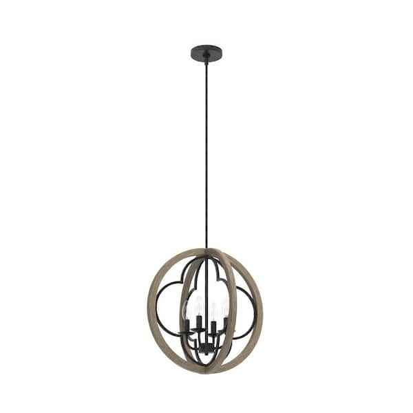 Gablecrest 4 lights Rustic Iron Island Pendant Light Kitchen Light