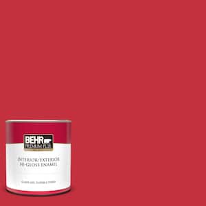 1 qt. #150B-7 Poinsettia Hi-Gloss Enamel Interior/Exterior Paint