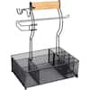 Outdoor Cooking Accessories, Large BBQ Utensil Box, Grill with 3 Hooks and  Paper Towel Holder, Ideal Table Storage B09FKYTRZB - The Home Depot