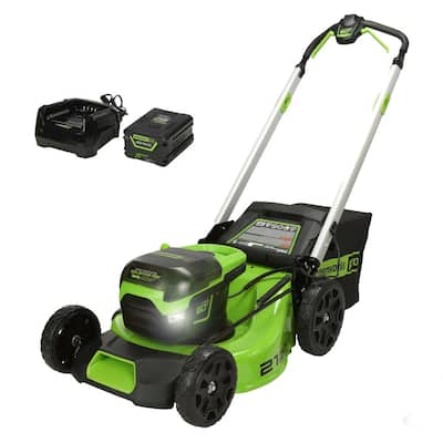 PRO 21 in. 60V Battery Cordless Push Lawn Mower with 5.0 Ah Battery and Charger
