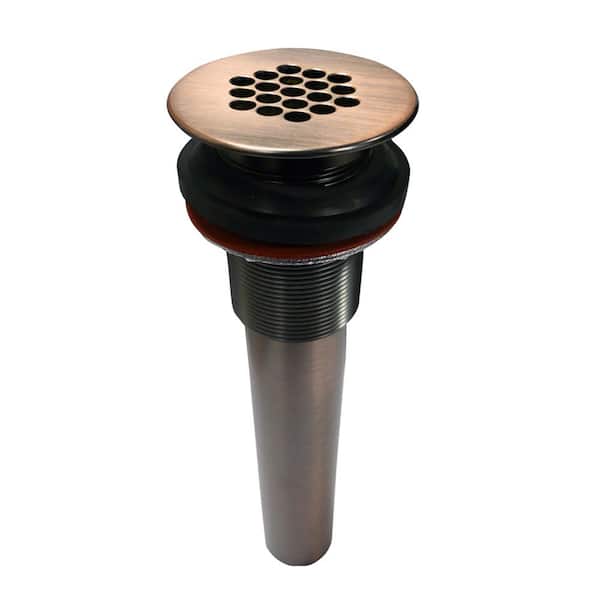 Barclay Products 1-1/4 in. Lavatory Grid Drain without Overflow, Antique Copper