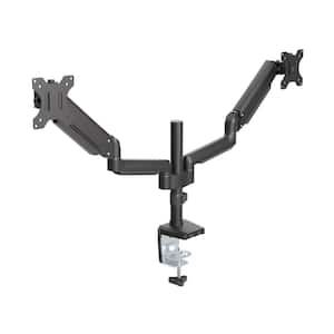 Gas Spring Dual Monitor Arm Desk Mount 13 in to 32 in.