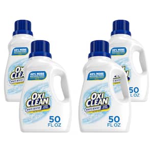 OxiClean 50 oz. White Revive Liquid Additive Fabric Stain Remover (2-Pack)
