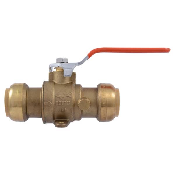 CMI inc 1 in. Brass Test and Drain Valve Fitting HC-125STR-1 - The Home  Depot