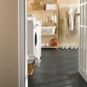 18 in. x 18 in. Rubber Utility Flooring (13.5 sq. ft. / pack)