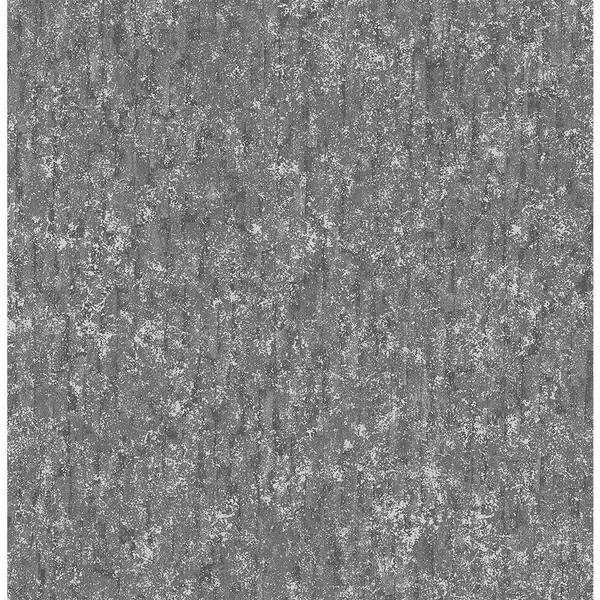 Brewster Cole Dark Grey Winter Plain Washable Wallpaper Sample