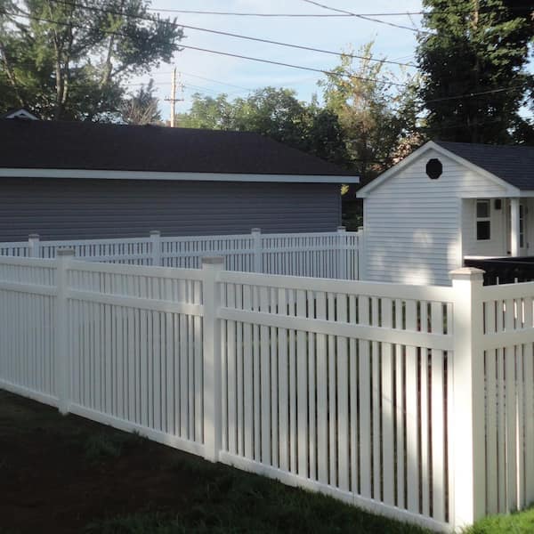 Sarasota 5 ft. H x 8 ft. W White Vinyl Pool Fence Panel