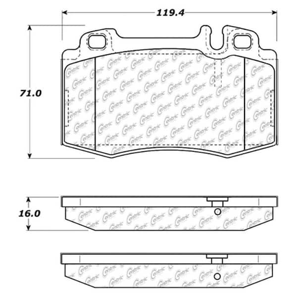 Centric Parts Disc Brake Pad Set