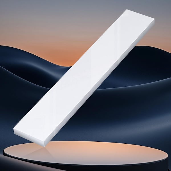 21 in. Solid Surface Vanity Sidesplash Bathroom Vanity Side splash in White