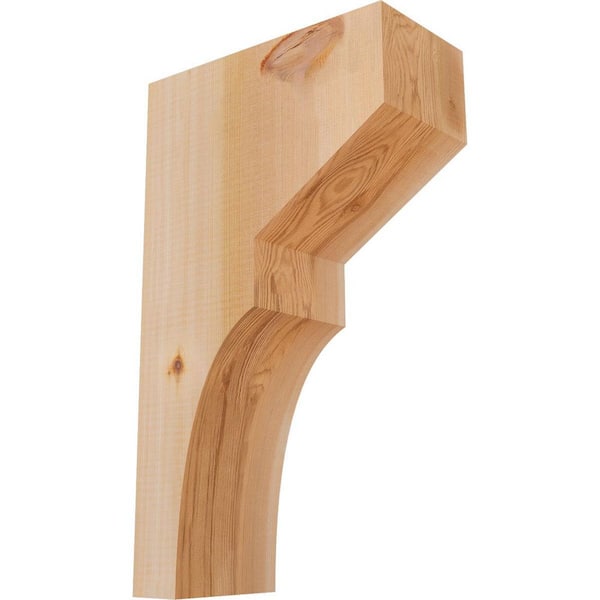 Ekena Millwork 5-1/2 in. x 12 in. x 20 in. Western Red Cedar Monterey Smooth Corbel