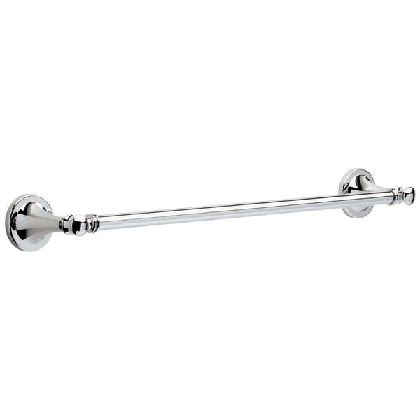 thumbnail image 2 of Towel Rail Bar Wall Mount Square Bathroom Accessory Modern Chrome Single Holder 2 of 6