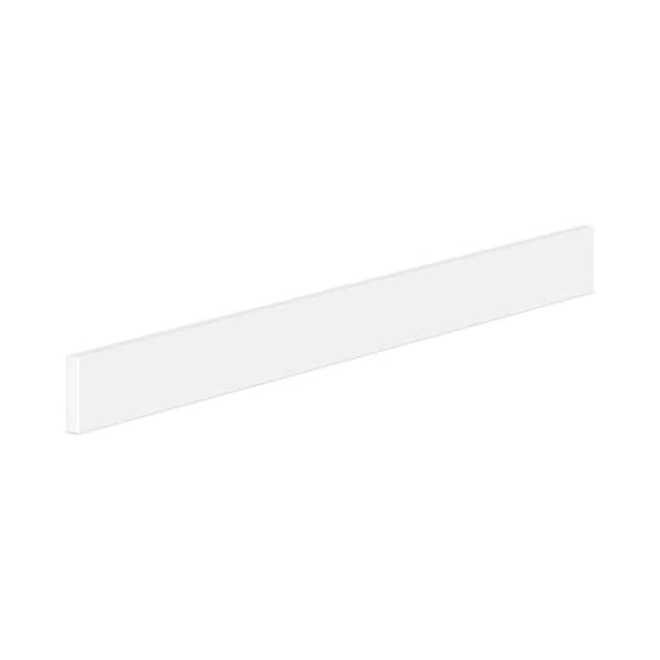 Laramie 3 in. W x 35 in. H Cabinet Filler in Painted Bright White