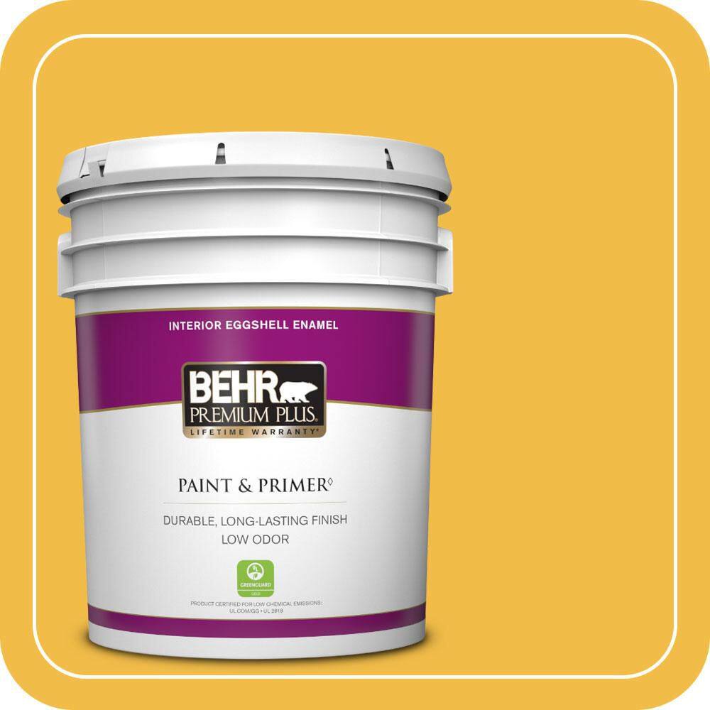 5 gal. #P280-6 Bling Bling Eggshell Enamel Low Odor Interior Paint & Primer price history on PriceWatchPro