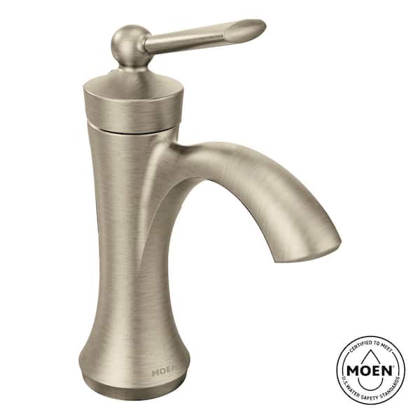 Wynford Single Hole Single-Handle High-Arc Bathroom Faucet in Brushed Nickel