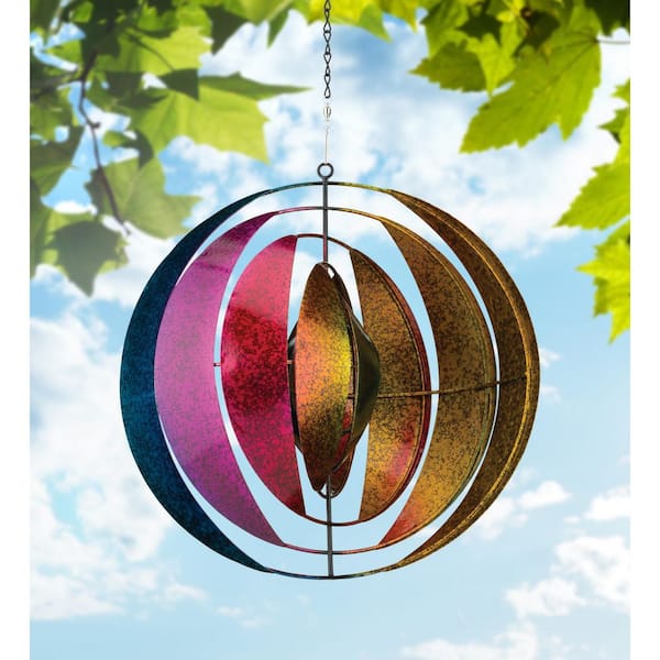 Regal Art & Gift Hanging Wind Spinner - Illusion Round 13207