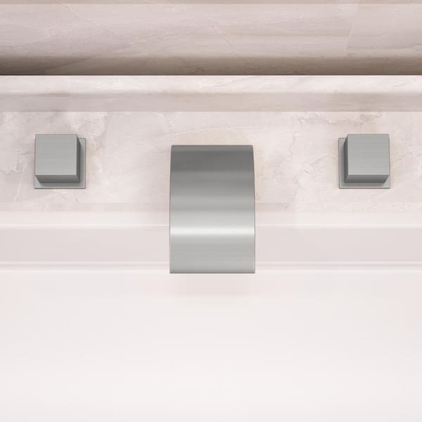 YAWWALK Thermostatic 15-Spray 16 in. Ceiling Mount LED Mood Lighting Dual and Handheld Shower Head with Valve in Matte Black