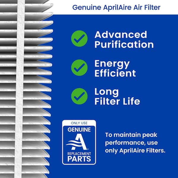 AprilAire 413 16 in. x 25 in. x 4 in. MERV 13 FPR 12+ Pleated