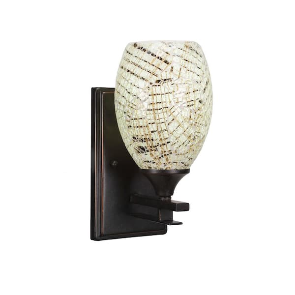 Unbranded Ontario 1-Light Dark Granite Wall Sconce