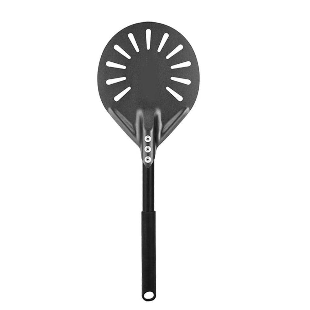 Perforated Pizza Peel Metal Spatula Paddle Long Handle Lightweight