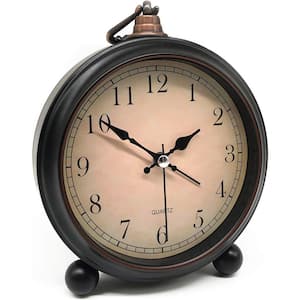 5.1 in. Super Silent Non Ticking Small Lighted Table Clock