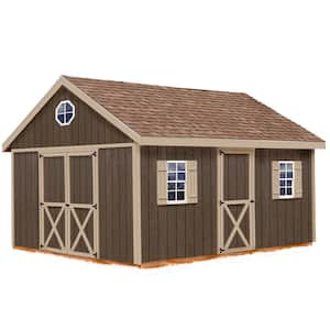 Easton 12 ft. x 20 ft. Wood Storage Shed Kit