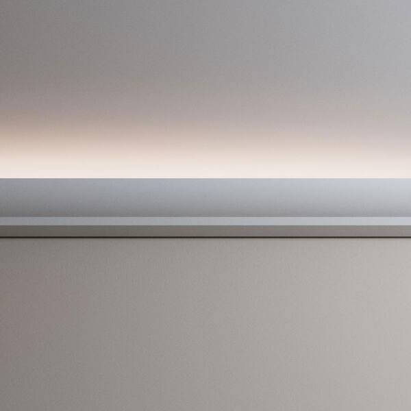 Ekena Millwork Benjamin 7 in. D x 7 in. W x 96 in. L Polyurethane Crown Moulding