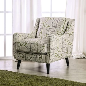 Ladaman Pattern Polyester Accent Arm Chair