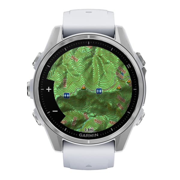 Garmin fenix 8 AMOLED Multisport 43-mm GPS Watch with Silicone