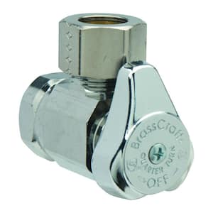 1/2 in. FIP Inlet x 1/2 in. Comp Outlet 1/4-Turn Angle Valve