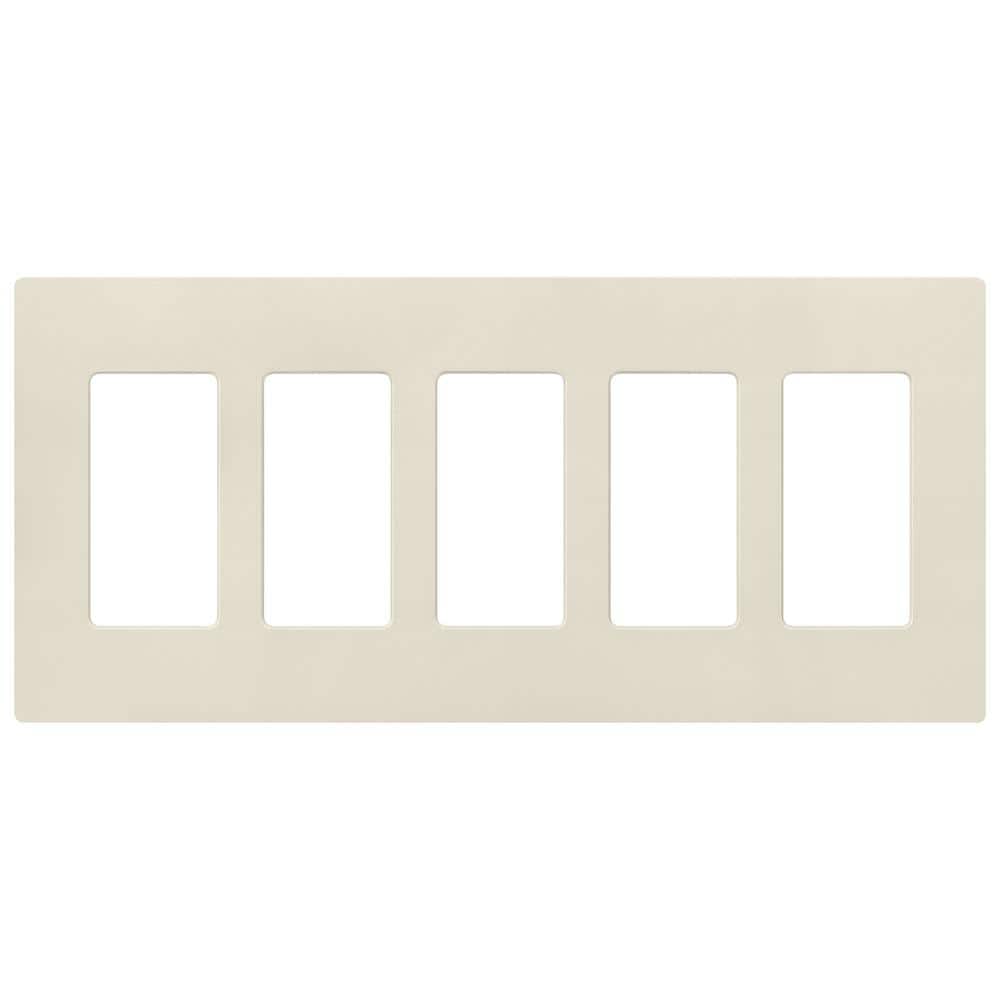 Claro 5 Gang Wall Plate for Decorator/Rocker Switches, Satin, Pumice (SC-5-PM) (1-Pack) price history on PriceWatchPro