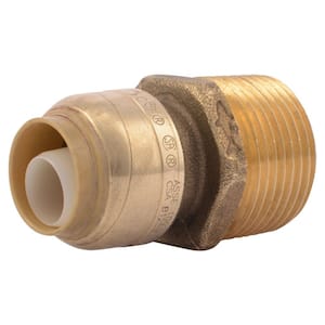 1/2 in. Push-to-Connect x 3/4 in. MIP Brass Reducing Adapter Fitting