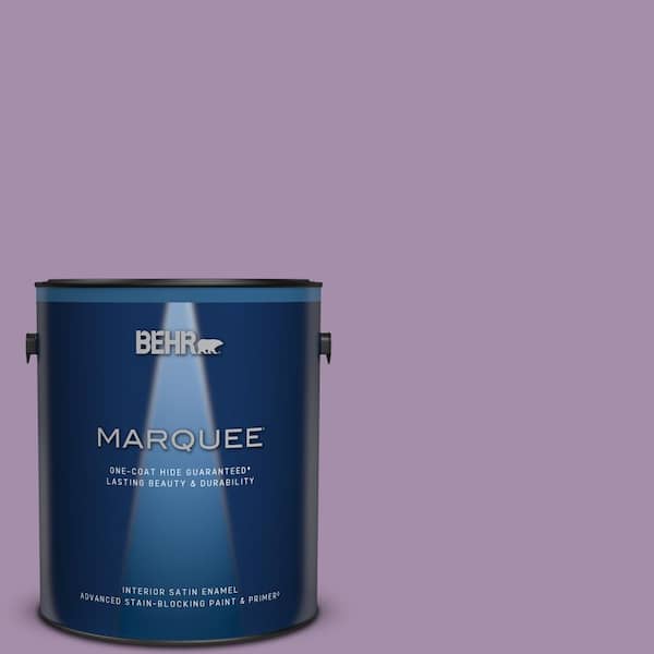 BEHR MARQUEE 1 gal. #M100-4 Aged To Perfection One-Coat Hide Satin Enamel Interior Paint & Primer