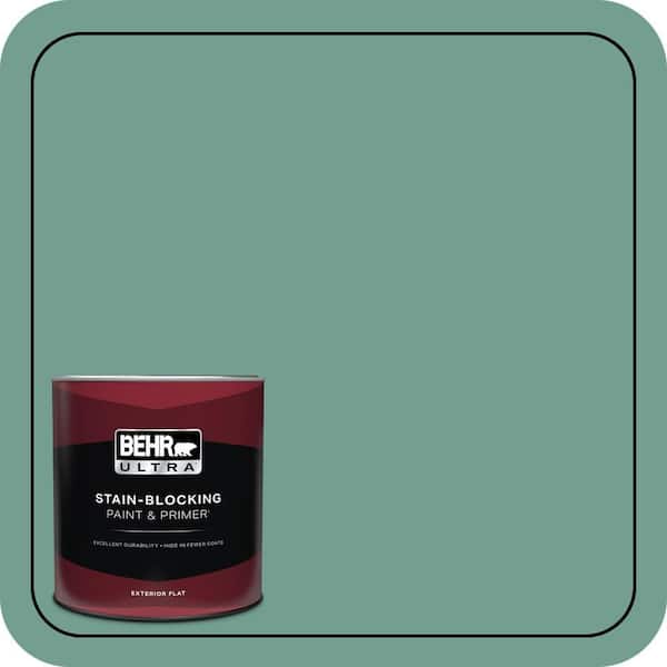 BEHR ULTRA 1 qt. #M430-5 Regal View Flat Exterior Paint & Primer