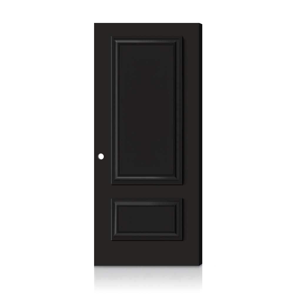 Fire-Rated Palazzo 2 Panel 36 in. x 80 in. Left-Hand/Inswing Charcoal Black Composite Interior Commercial Door Slab price history on PriceWatchPro
