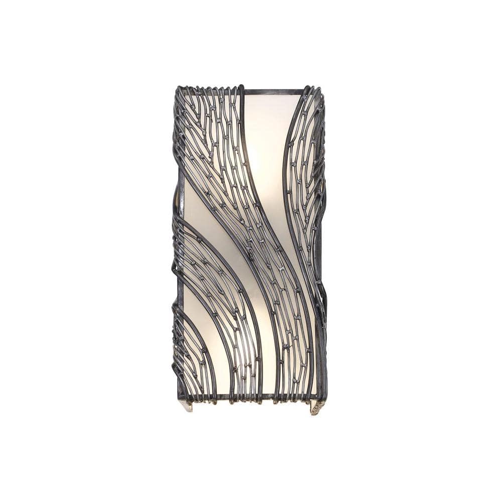 Flow 14.5'' Steel Hand-Forged Vertical Wall Sconce